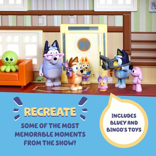 Bluey - XL Ultimate Interactive House Playset for Kids | Lights, Sounds & Dance Floor | Ages 3+