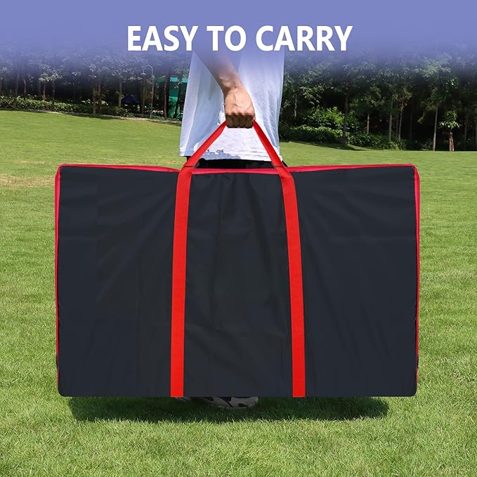 Cornhole Board Set, Regulation Size 4 x 2FT/3 x 2FT Solid Wood Corn Hole Game Set with 8 Bean Bags,2 Cornhole Boards and 1 Carry Bag for Outdoor Beach Toss Games Competitions