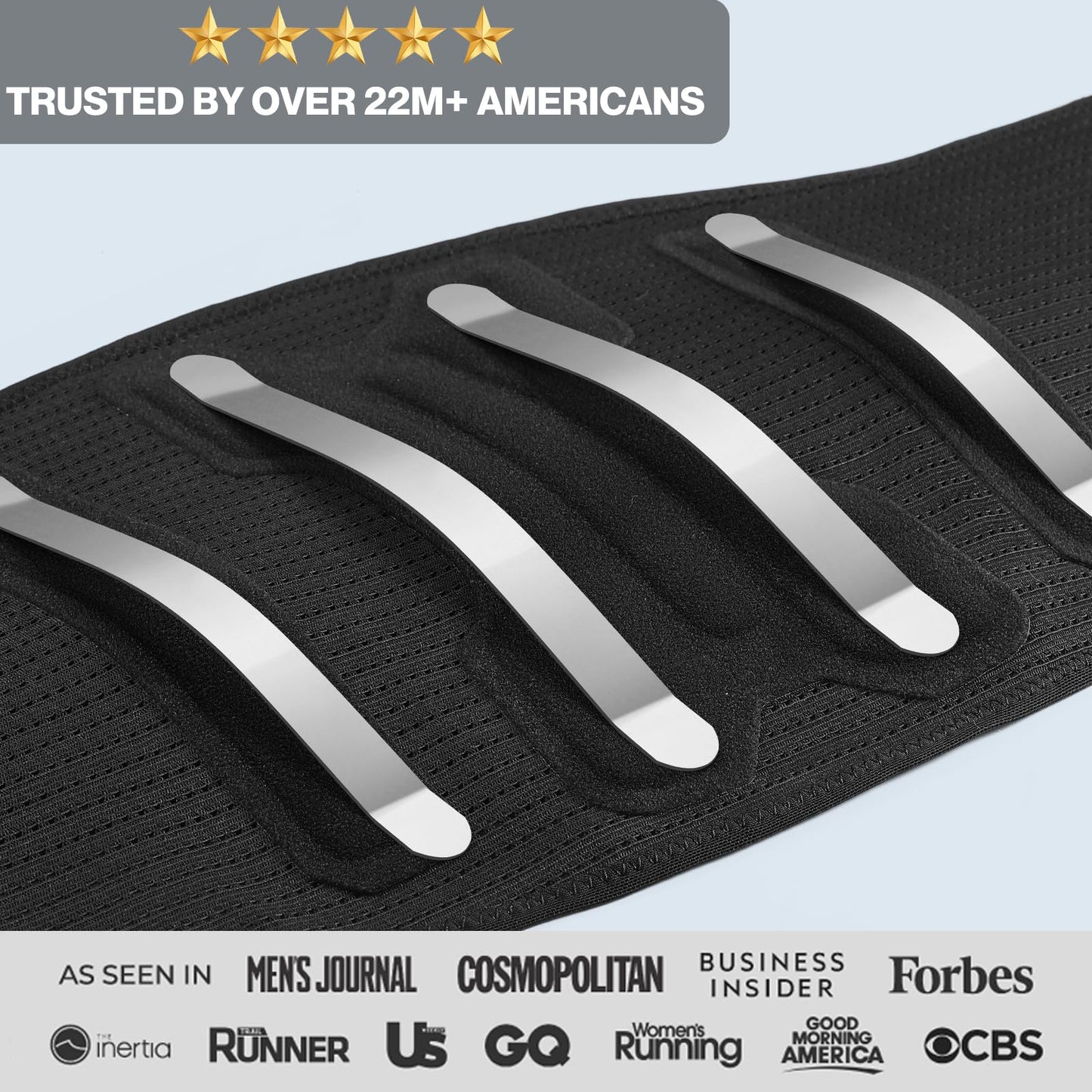 NEENCA Back Brace for Lower Back Pain Relief with Bionic Support System, Lumbar Support Belt for Women&Men with Lumbar Pad, Breathable 3D Knit Fabric for Herniated Disc, Sciatica, Scoliosis... -Black