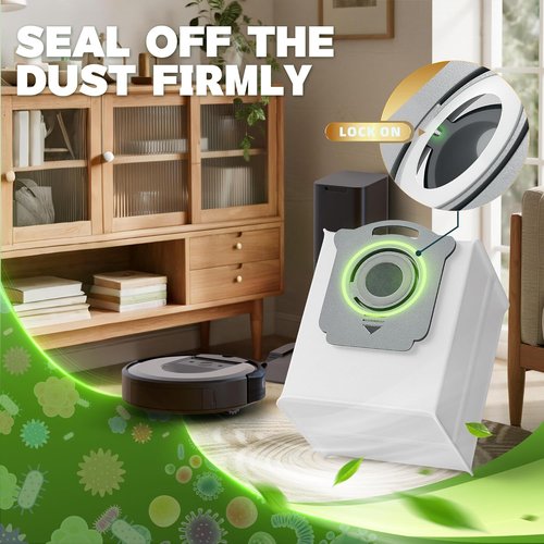 iRobot 24 Pack Vacuum Bags - Compatible with Roomba i7, i3, i4, j7, s9 | Automatic Dirt Disposal Solution
