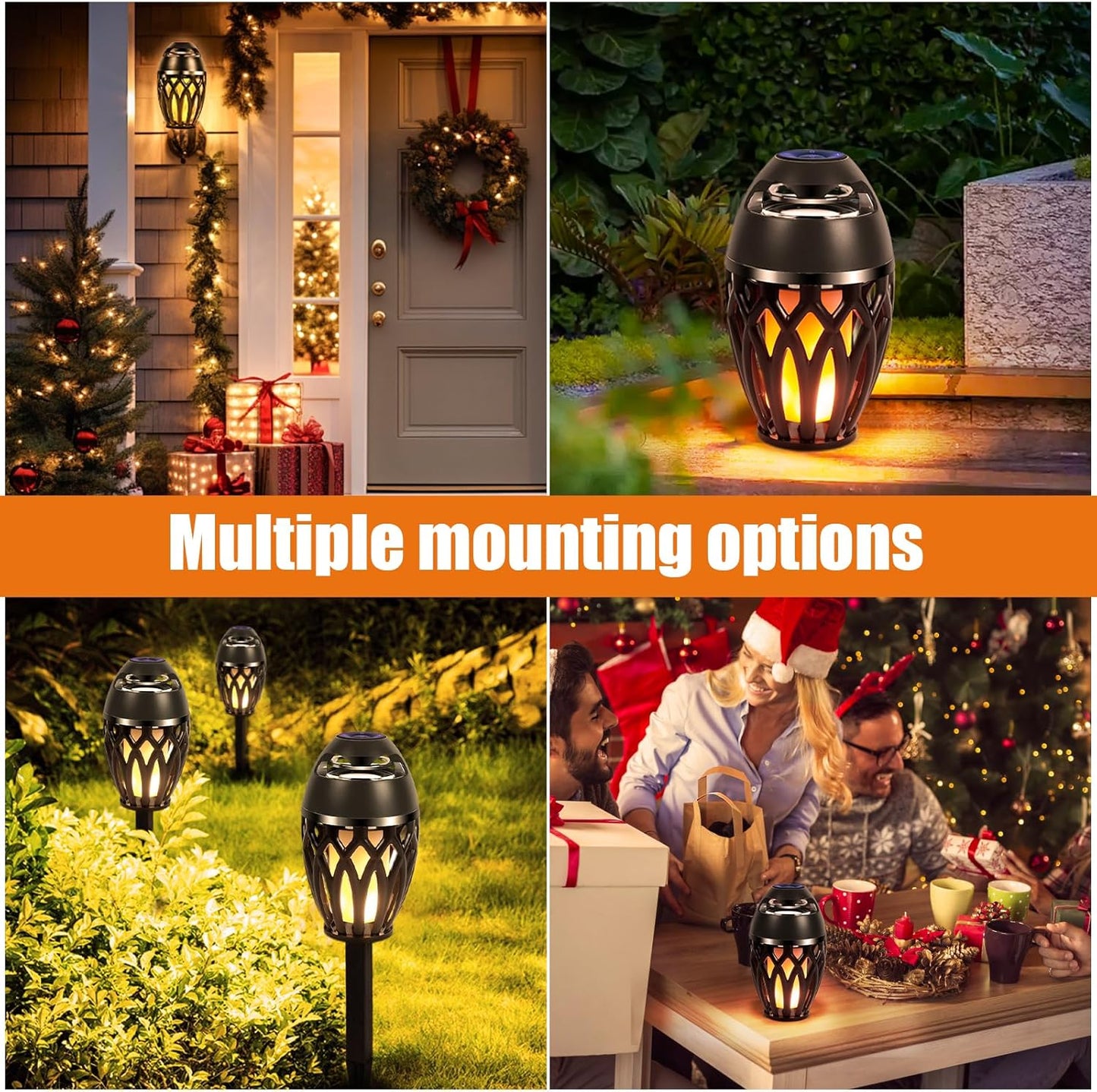 Ailanxin Speaker,Ipx5 5.0 Outdoor Bluetooth Speakers, Wireless Speaker with LED Flame Waterproof Design, Bluetooth LED