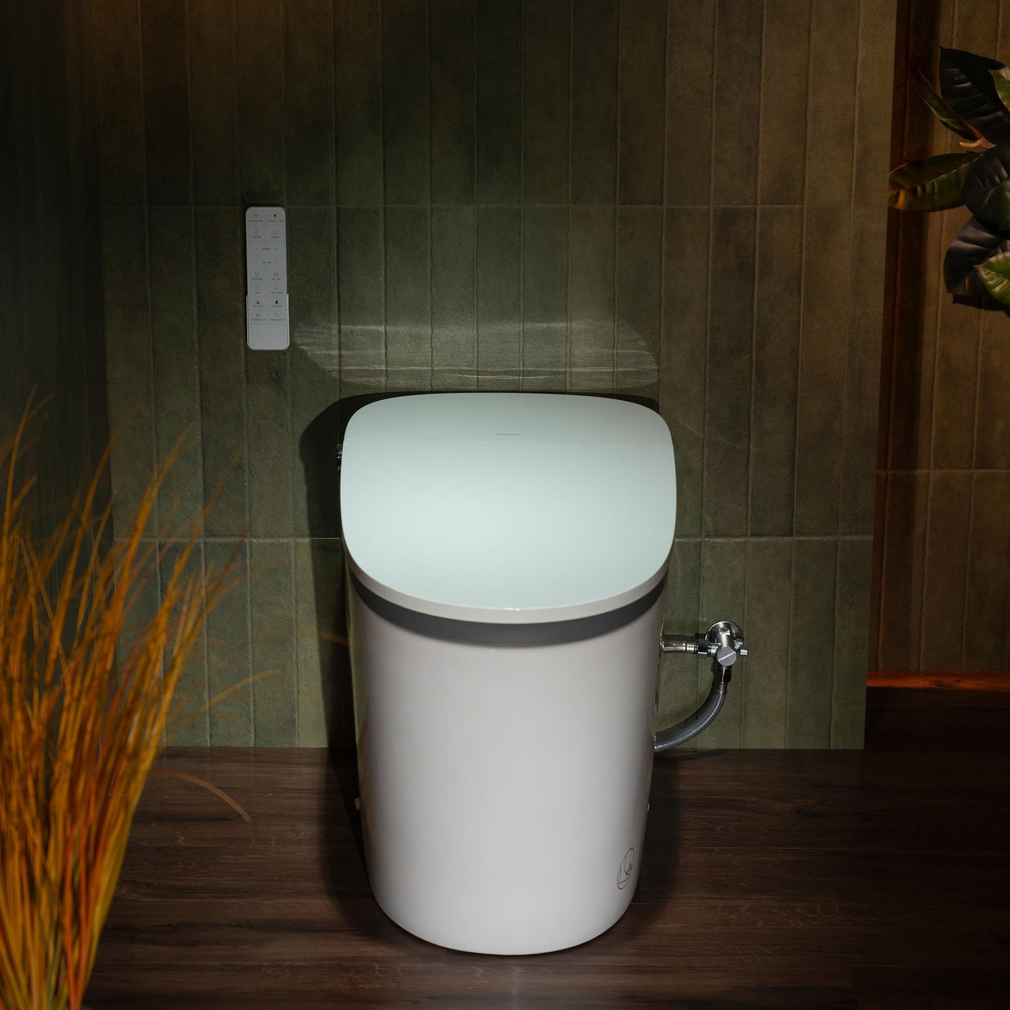 WOODBRIDGE Smart Toilet with 1000g MaP Flush Score, Foam Shield, Moving Dryer, Blackout Flush, ADA Comfort Chair Height, Auto Open & Close,Heated Seat, EBT350
