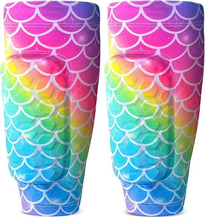 Shin Guards Soccer Kids Girls, Shin Pads Shin Guard Protection Kids Girls Toddler, Calf Compression Sleeve with Honeycomb Pads for Kids 3-9 Years Old Girls Toddlers