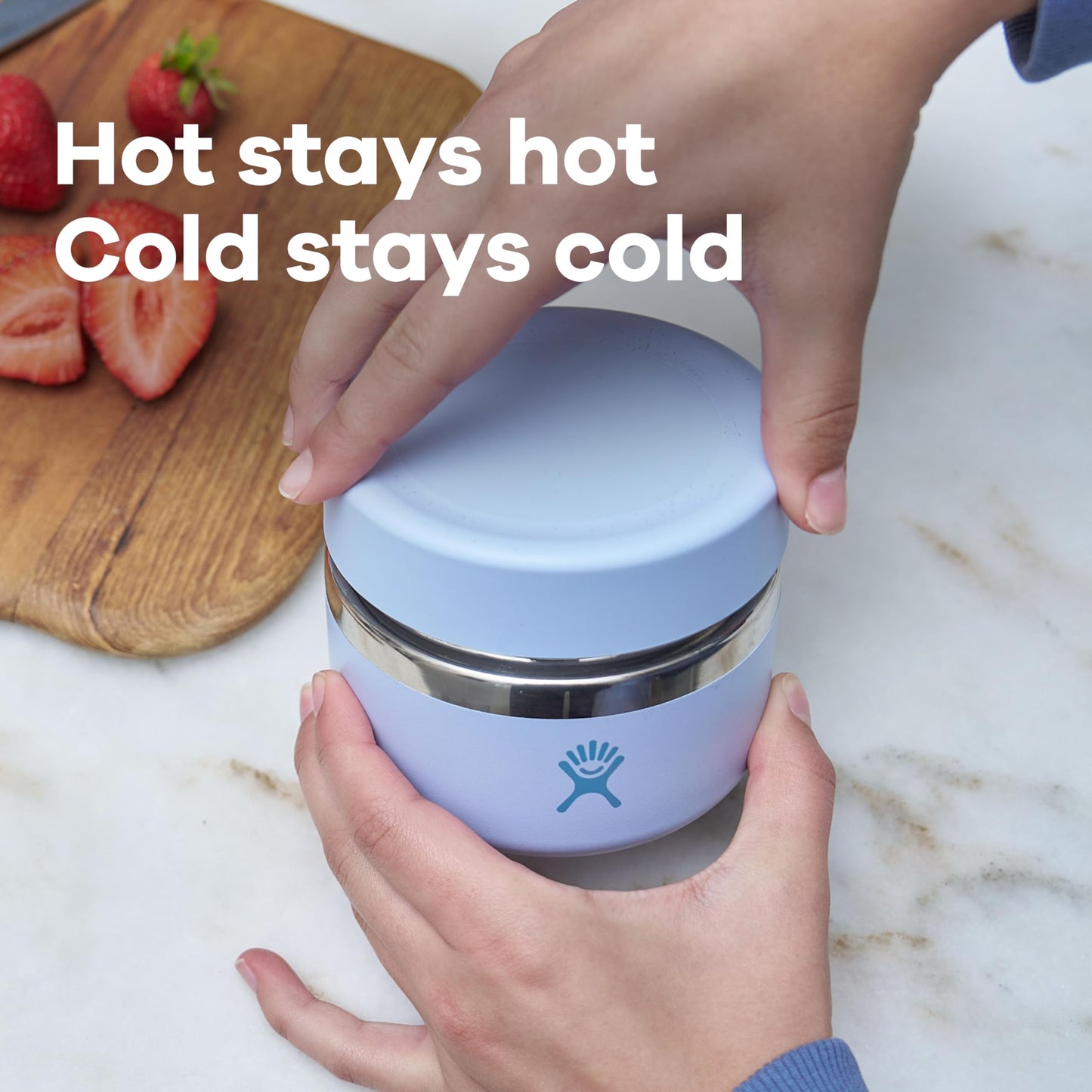 Hydro Flask 12 oz. Insulated Food Jar - Stainless Steel with Leak Proof Cap , Birch
