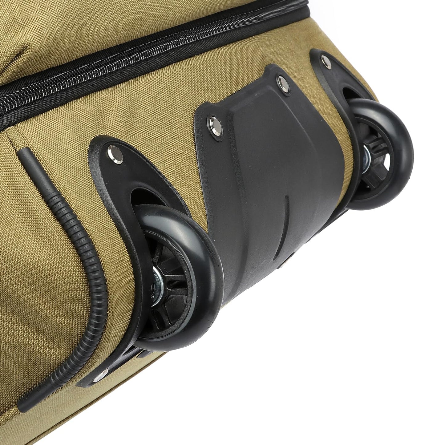 170L Extra Large Baseball Bag with Wheels Gym Duffle Softball Catchers Coach Team Equipment Bags Collapsible Rolling Travel Duffel Bat Gear Bag for Hockey Basketball Football Volleyball Soccer, Brown