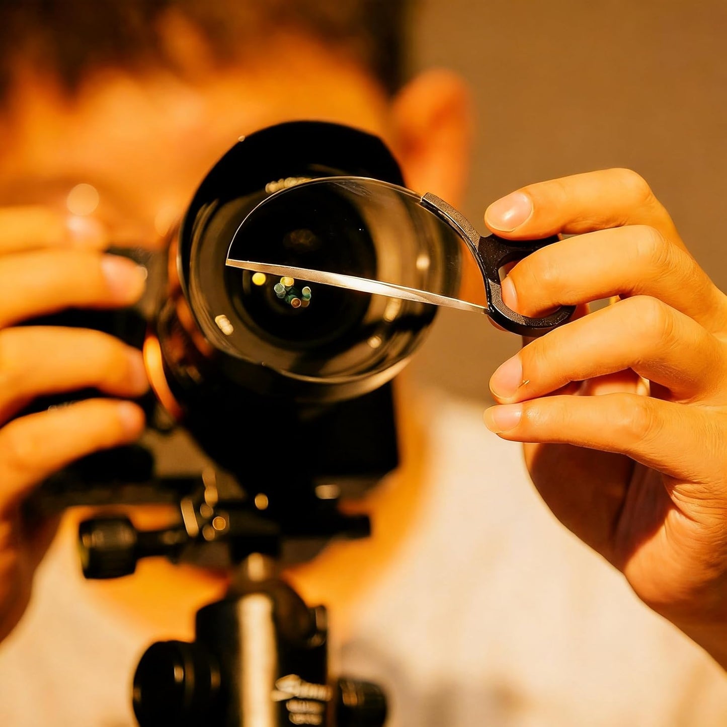 KOJAES (80mm) Handheld Diopter Effect Lens Filter - Creative Foreground Blur Prism Lens fx for Unique Photography