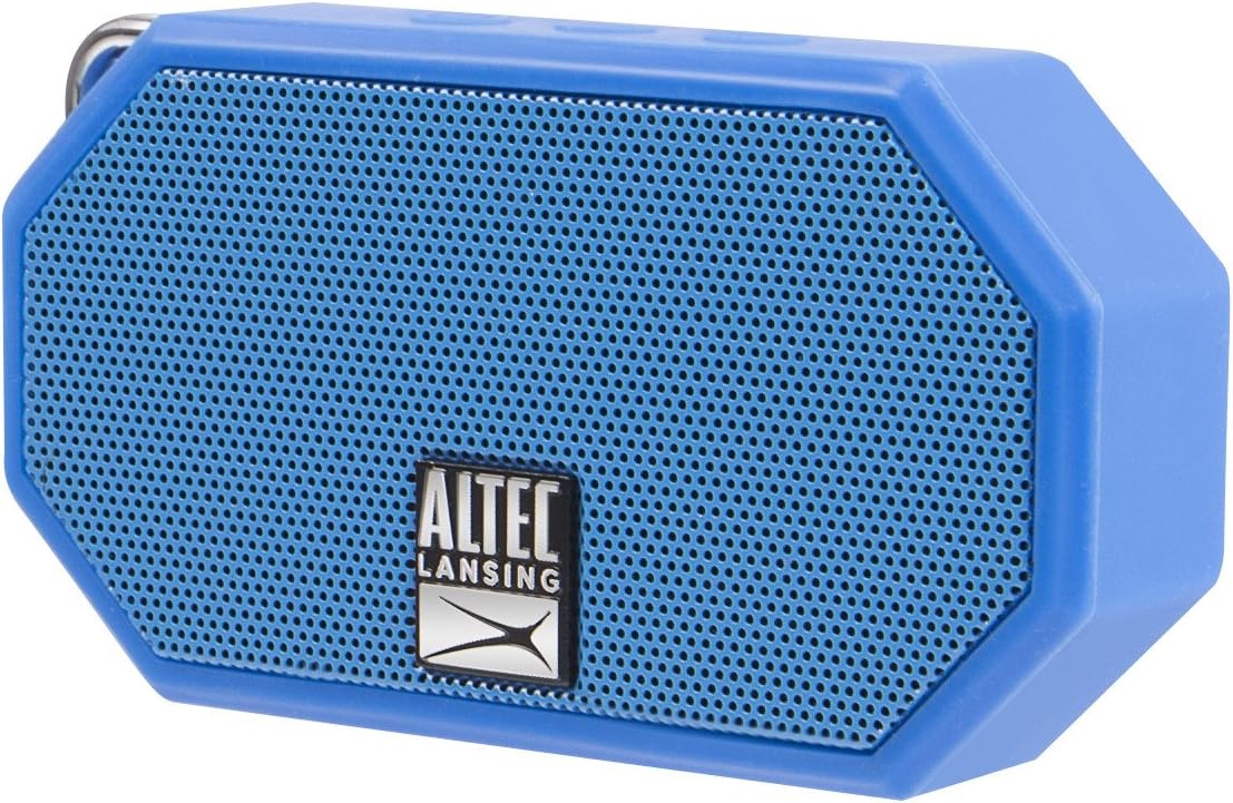 Altec Lansing IP67 30-Foot 6-Hour Portable Bluetooth Speaker Waterproof Outdoor Speaker with Range and Battery Floating