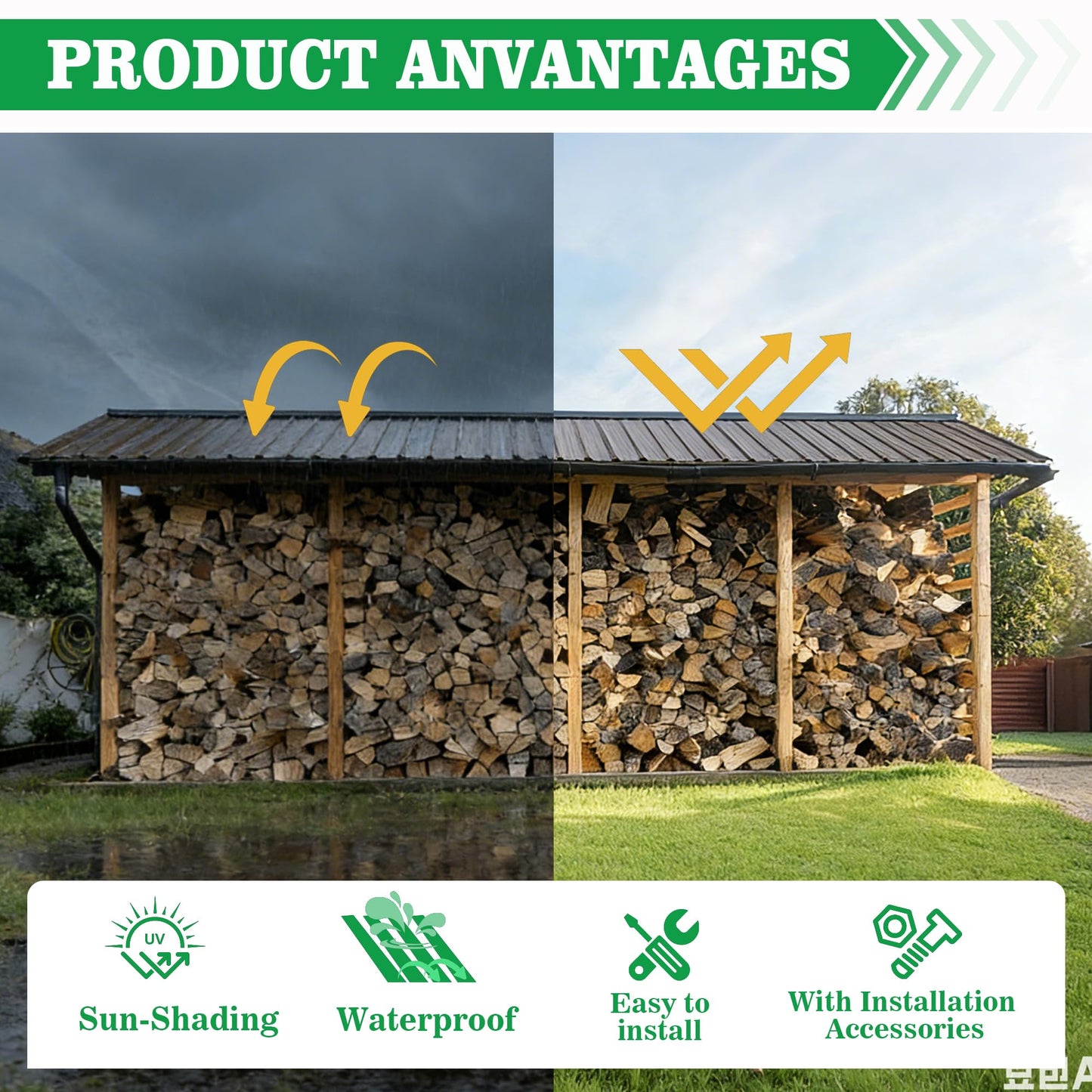20pcs Metal Roofing Panels, 42.52'' L ×17.72'' W 102.25 ft² Corrugated Metal Sheets, Galvanized Steel Roof Fence Panels for Mobile Homes, Garages, Chicken Coop, Sheds, Stables, Patio, Warm Gray