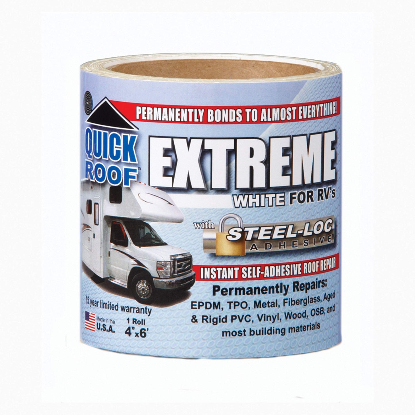 COFAIR PROD Cofair UBE675 Quick Roof Extreme White 6" x 75'