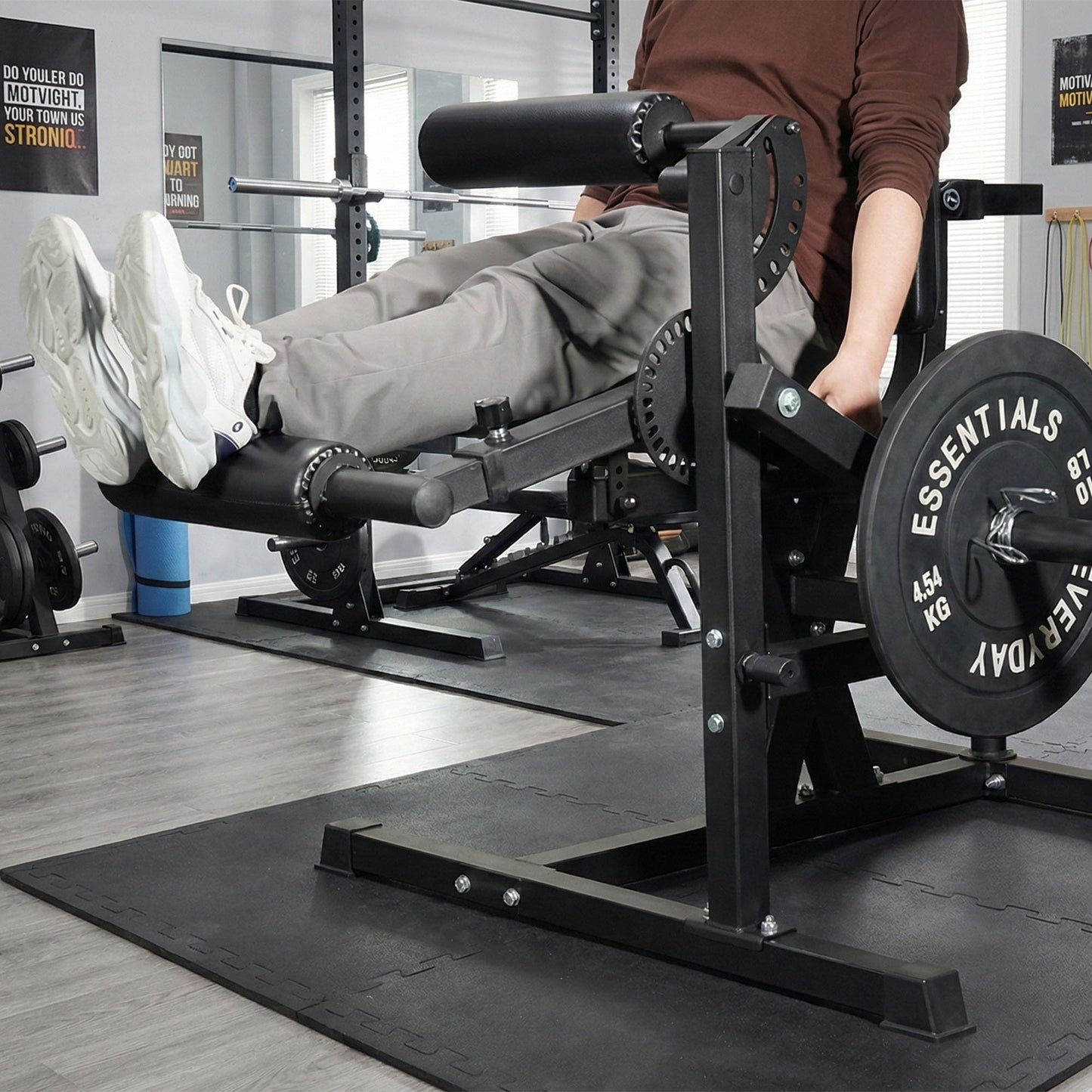 BalanceFrom Strength Training Machine, Adjustable Multifunctional Fitness Equipment for Home & Gym – Seated & Lying Leg Extension Curl