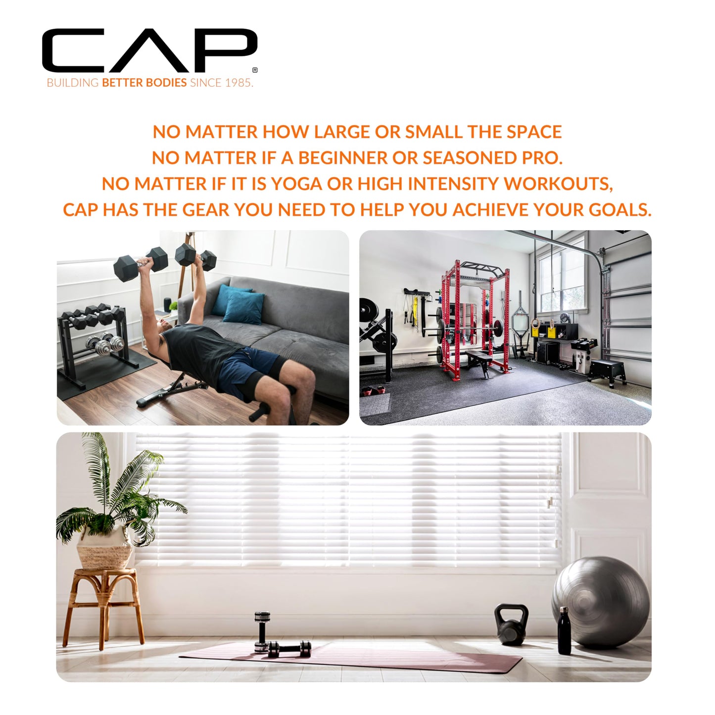 CAP Barbell Olympic Trap Bar, Hex Bar, Shrug Bar, Deadlift Bar, White