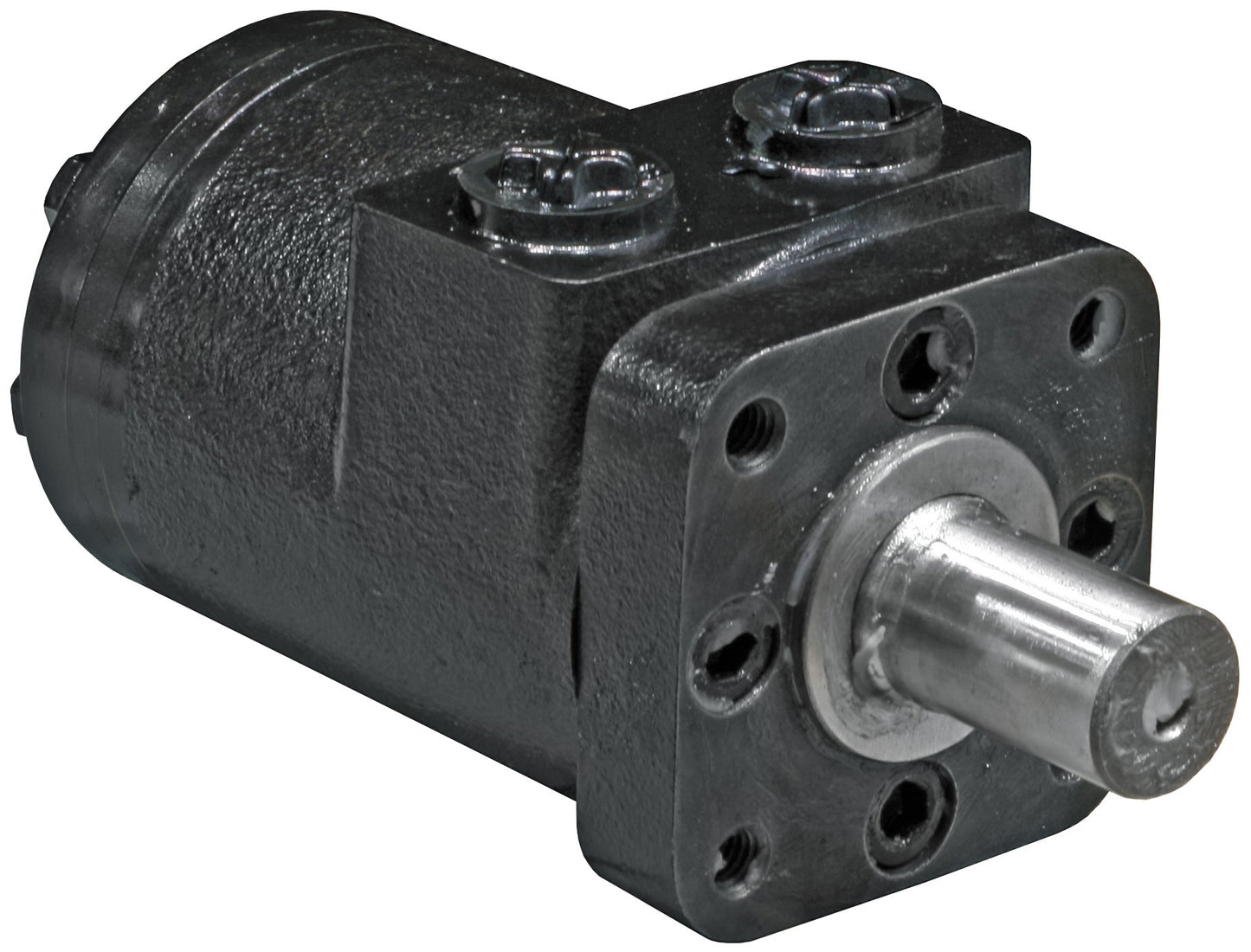 Buyers Products CM004P Hydraulic Motor, 4 Bolt Mount Type, 0.25 Inch Shaft Keyway, 1 Inch Round Shaft, 1/2 Inch NPT, 3.1 CIR Displacement