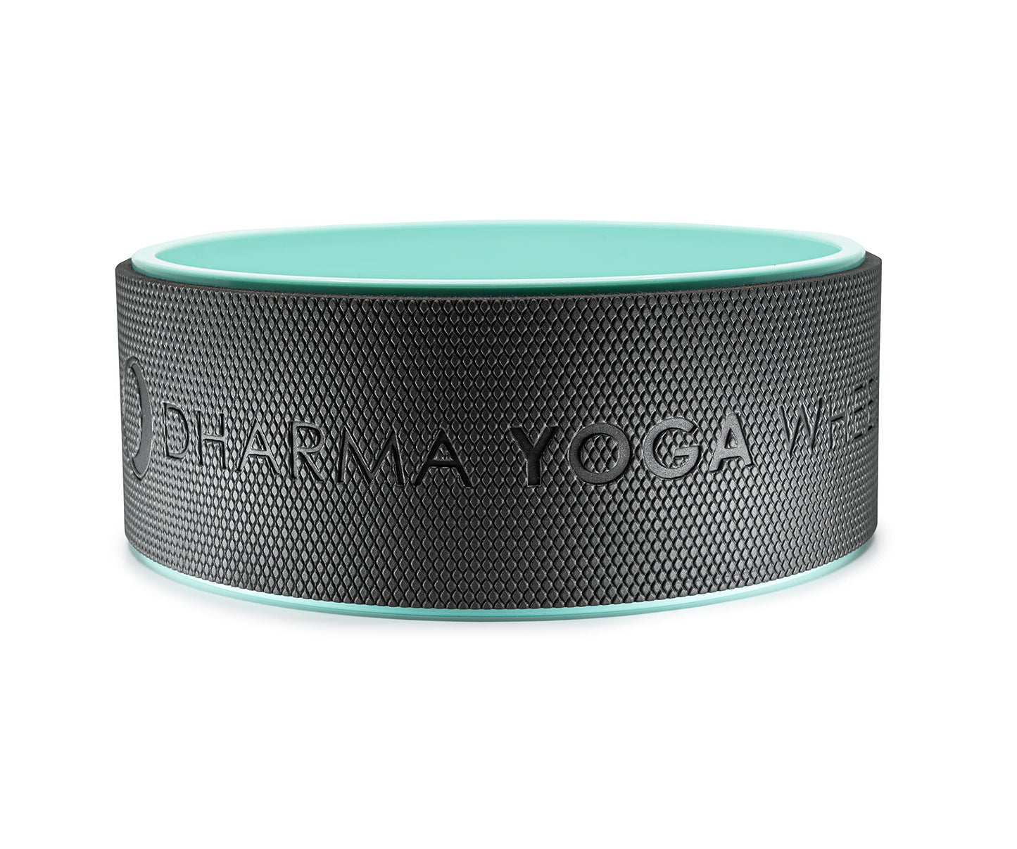 Dharma Yoga Wheel Basic - Spine Roller and Back Ring, Stretches Ligaments, Muscles with Foam Padding for Deeper Poses | Yogic Stretching and Alignment with Circle Design