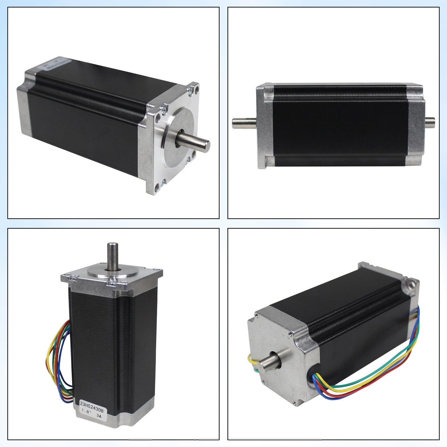 RATTMMOTOR 4 Axis Nema 23 Stepper Motor Kit,3A 425oz.in 112mm Motor Driver,Mach3 Motion Control Card 4 axis USB CNC Controller Kit,36V DC Power Supply for CNC Router Engraving Machine