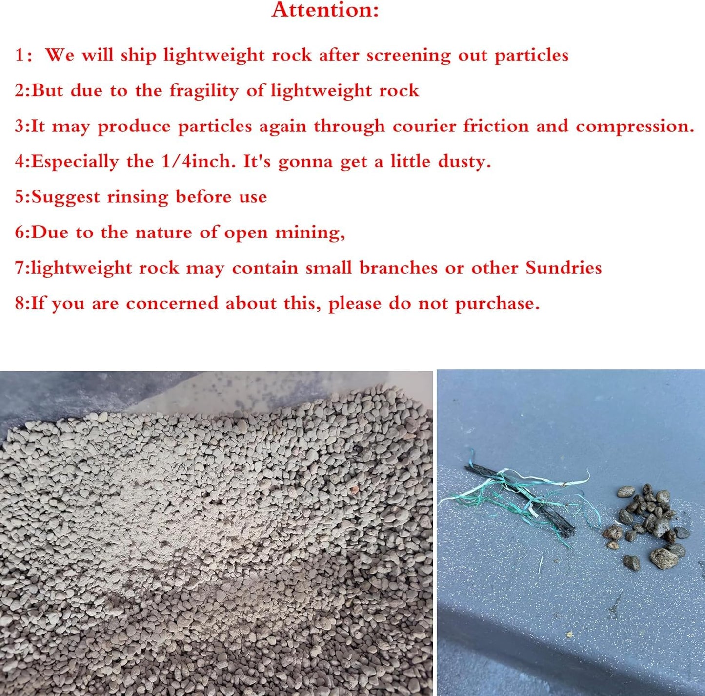 MDPQT Horticultural Pumice for Plants Professional Sifted (50 QT, 3/8 inch)