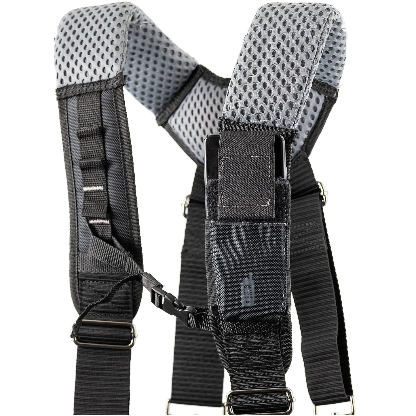 Dead On Tools DO-HSR Leather Hybrid Tool Belt with Suspender, Black