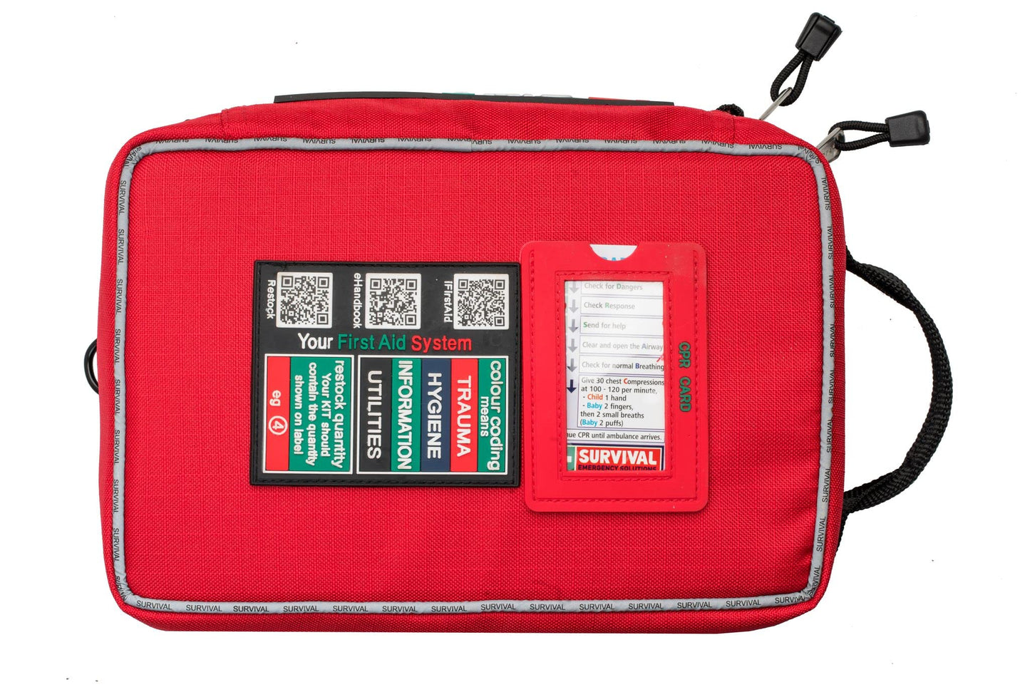 SURVIVAL Workplace/Home First Aid Kit USA - Premium First Aid Kit for Home & Workplace Emergencies - 152 Pieces
