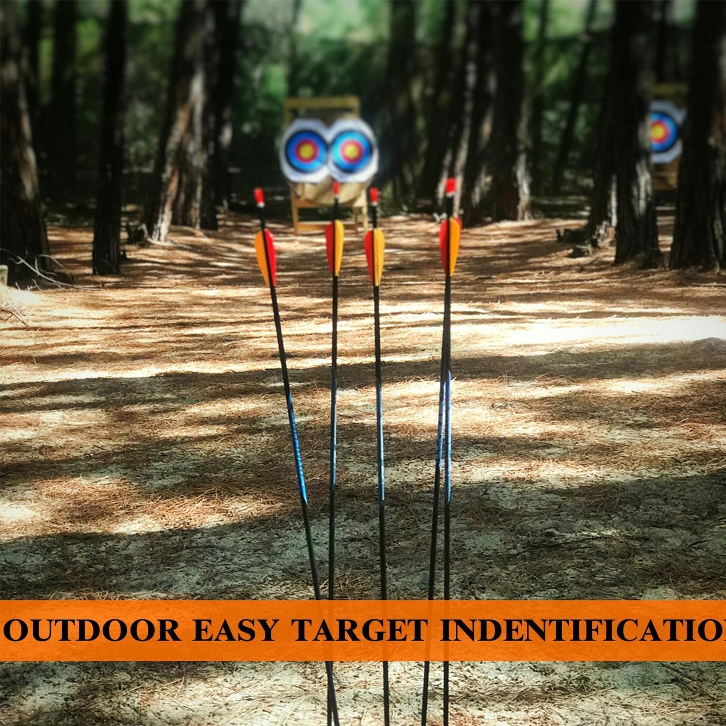 20PCS Archery Target, 16X16in - 10 Ring Bow and Arrow Targets(Standard Archery, with 1 Pen&4 pins)