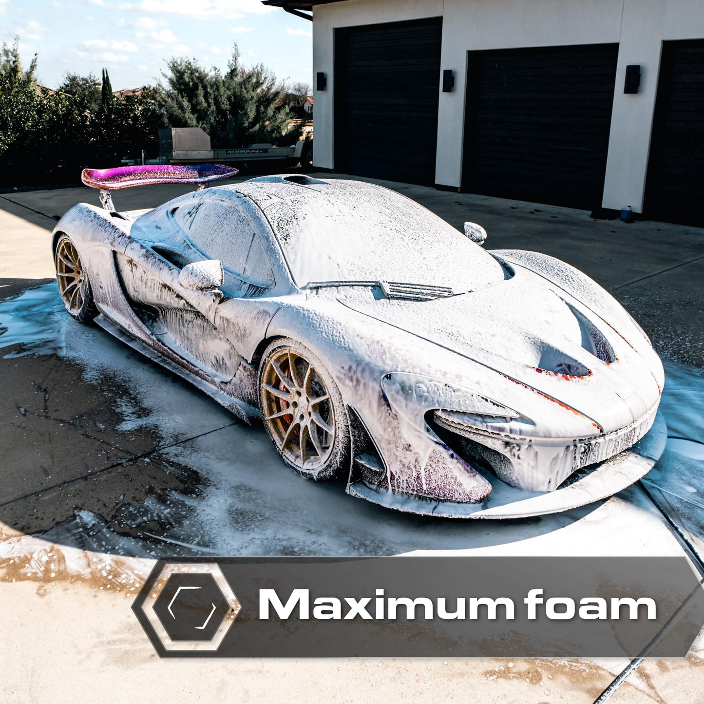 BLACKLINE® ULTRA Series Foam Cannon 3.0, Adjustable Snow Foam Lance for Pressure Washer, Heavy-Duty Car Wash Foam Cannon with 1/4" Quick Connect, Wide Mouth Bottle, High-Output Thick Foam Spray