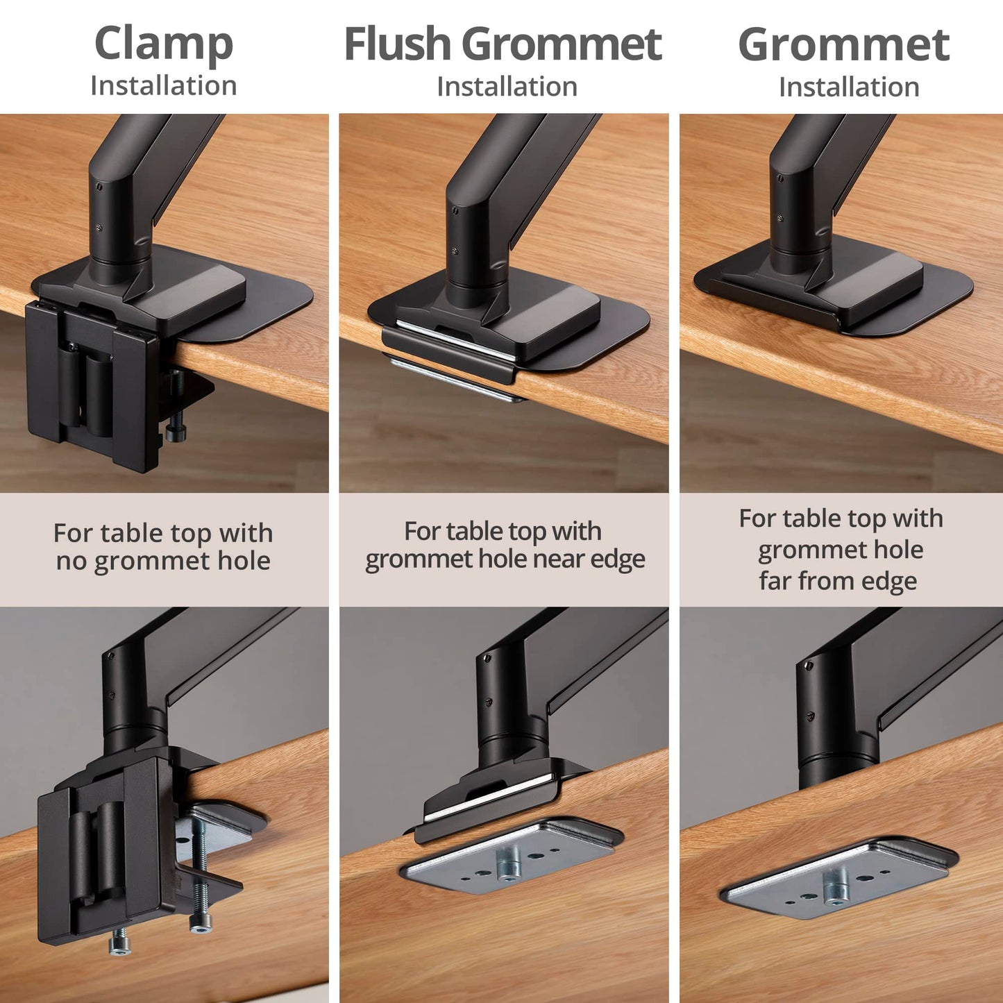 AVLT Dual Monitor Arm and Reinforcement Plate