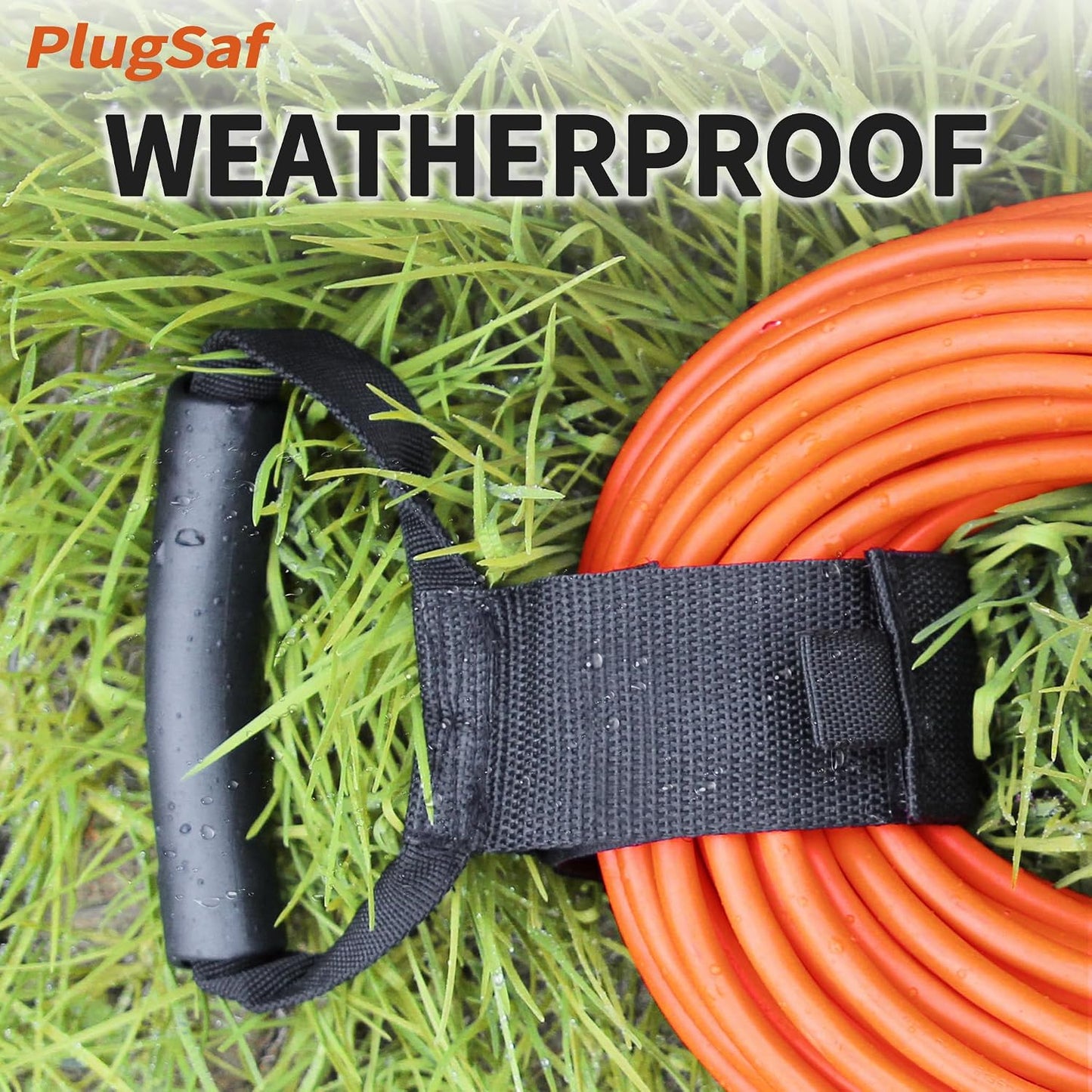 30 Inch (2 Pack), PlugSaf Extension Cord Organizer Heavy-Duty Hook and Loop Storage Straps, Pool Hoses, RV Accessories