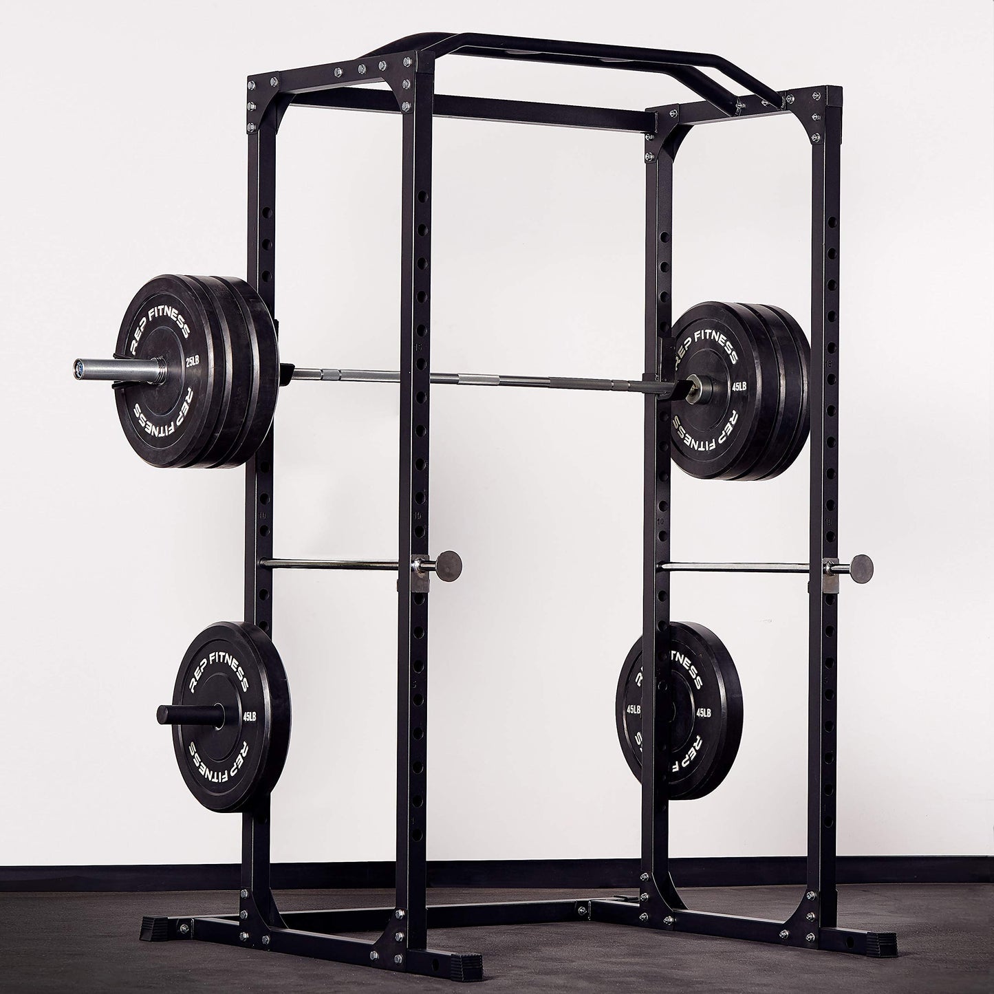 REP 5 LB Pair Black Bumper Plates – Black Low Odor Rubber Olympic Plates For Strength, Conditioning, and Weightlifting