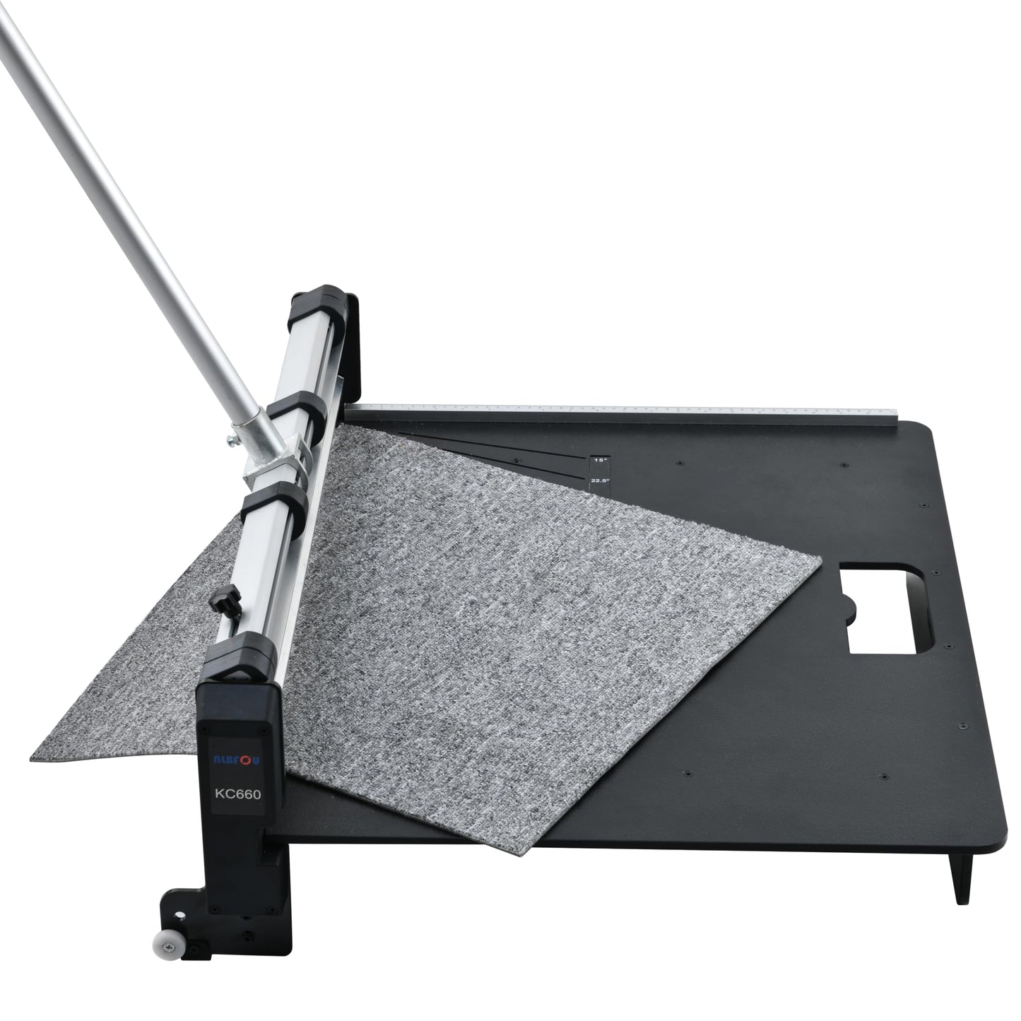 NLBFOU 26" Pro Flooring Cutter, Cuts Vinyl Siding, Carpet Tiles, Rubber Tiles, Laminate, Vinyl Plank, Commercial Vinyl, Fiber Cement Wall Panels, LVP, LVT - Durable and Precise Floor Cutting Tool