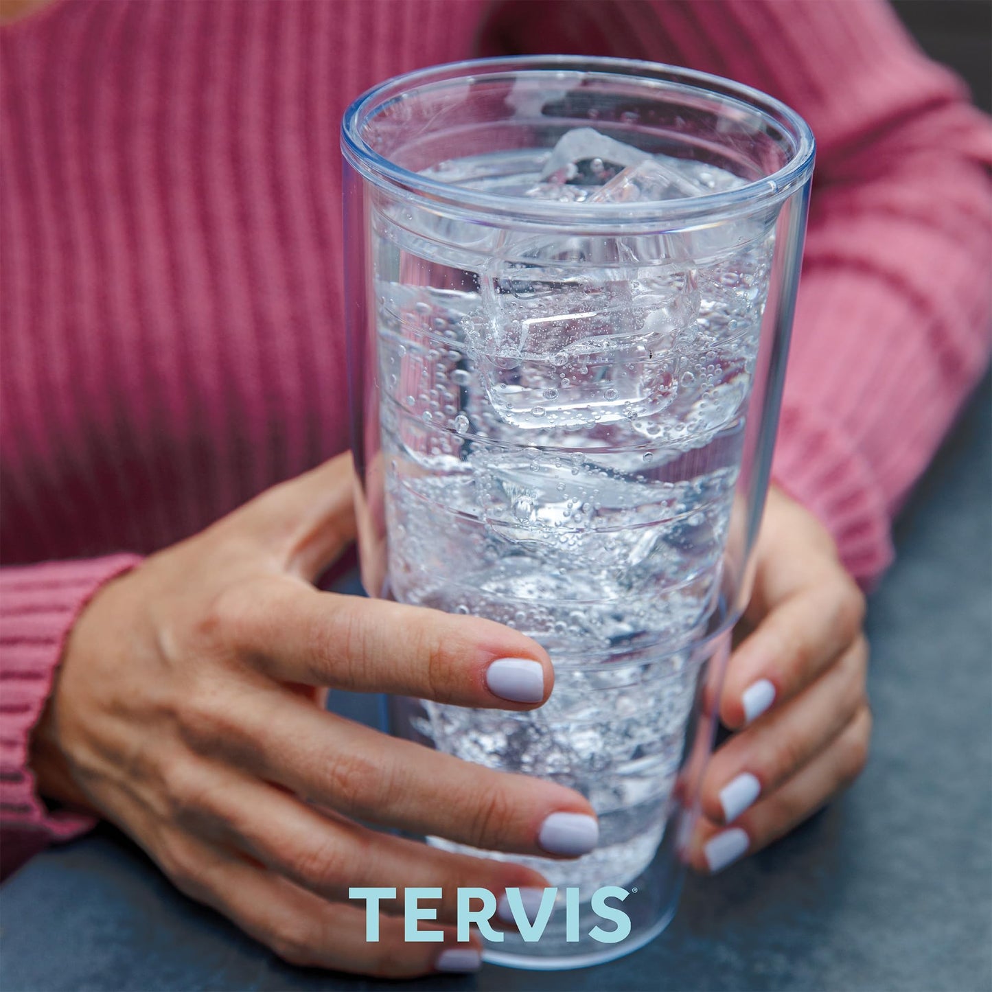 Tervis Margaritaville - It's 5 O'Clock Somewhere - Red Parrot Made in USA Double Walled Insulated Tumbler Travel Cup Keeps Drinks Cold & Hot, 24oz, Clear