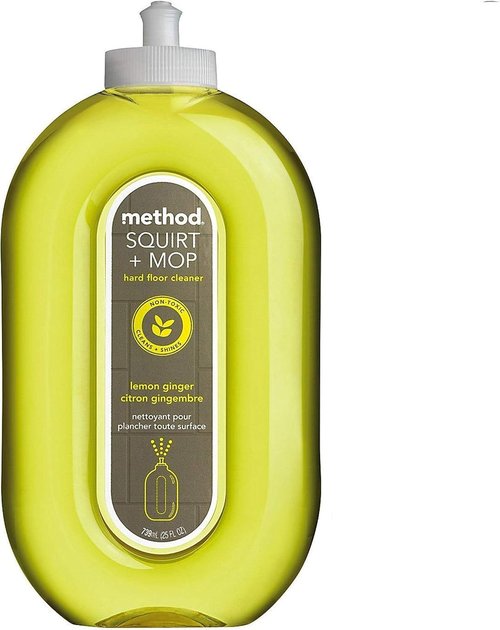 Method Squirt & Mop Hard Floor Cleaner - Lemon Ginger Scent - 25 Fl Oz | Pack of 2 Bottles