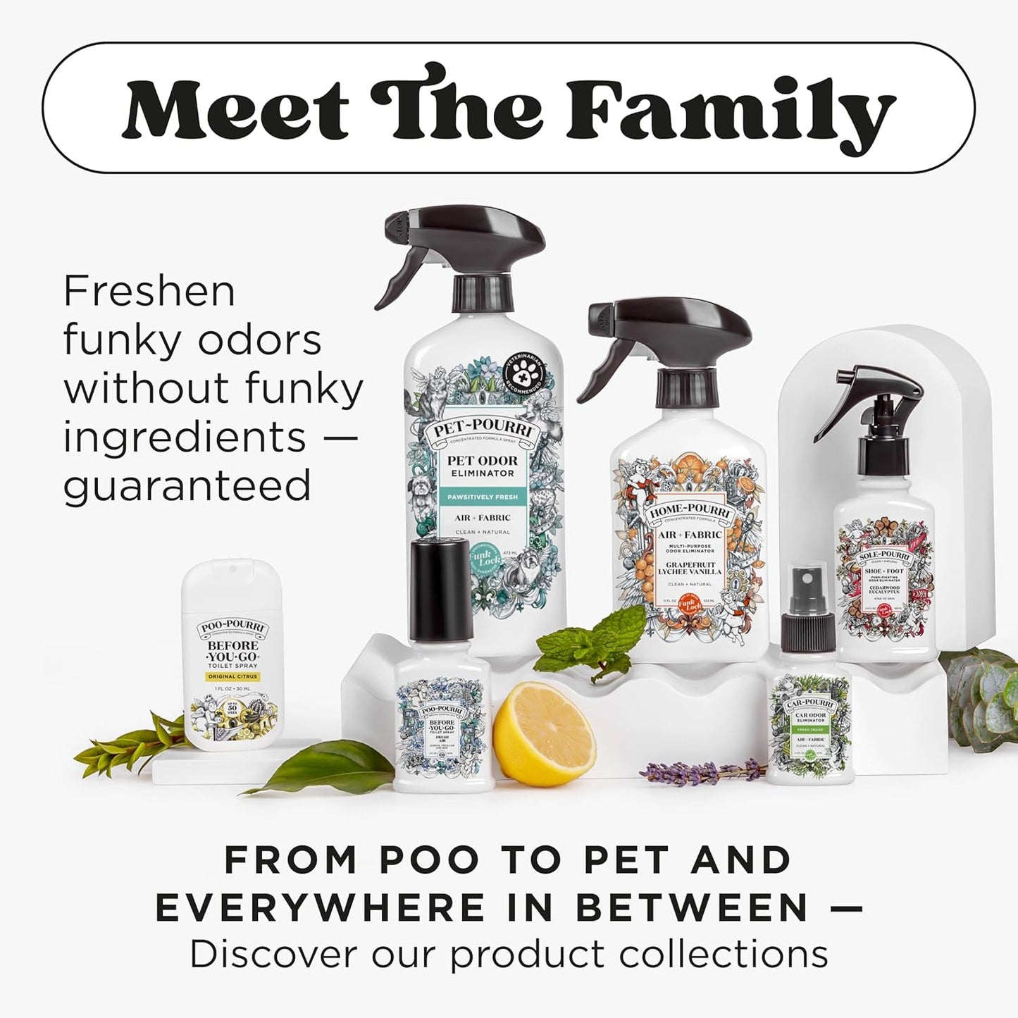 Poo~Pourri Original Citrus Toilet Potty Pods - 2-in-1 Odor Remover & Cleaner - 20ct with Essential Oils