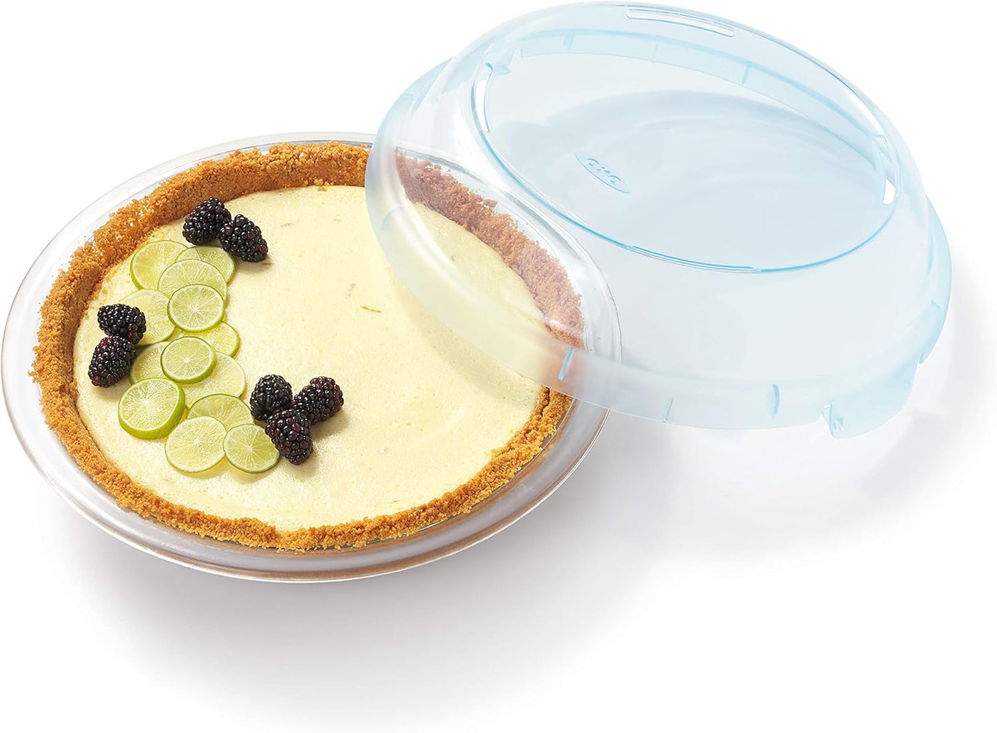 OXO Good Grips Glass Pie Plate with Lid - Durable, Oven-Safe Design for Perfect Baking