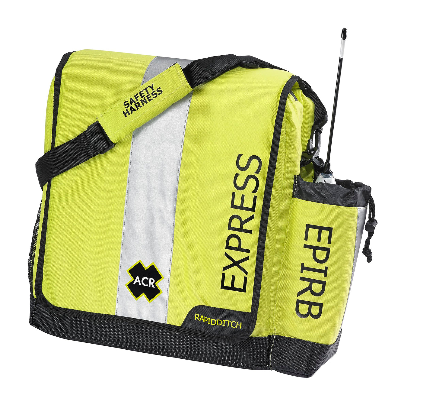 ACR GlobalFix V6 EPIRB with RapidDitch Express Bag - 2343.1: Reliable Emergency Beacon with Quick-Release Bag for Fast Deployment in Critical situations.