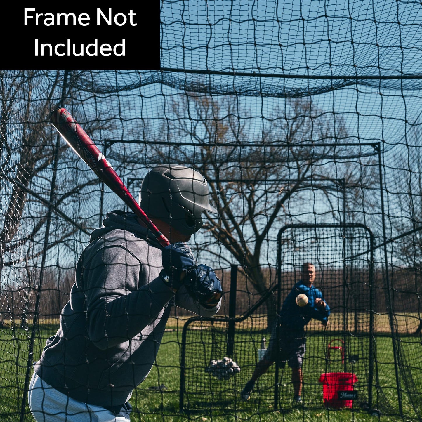 Murray Sporting Goods Baseball/Softball Batting Cage Net - 40 Ft | Stand Alone Net Only - Frame Not Included