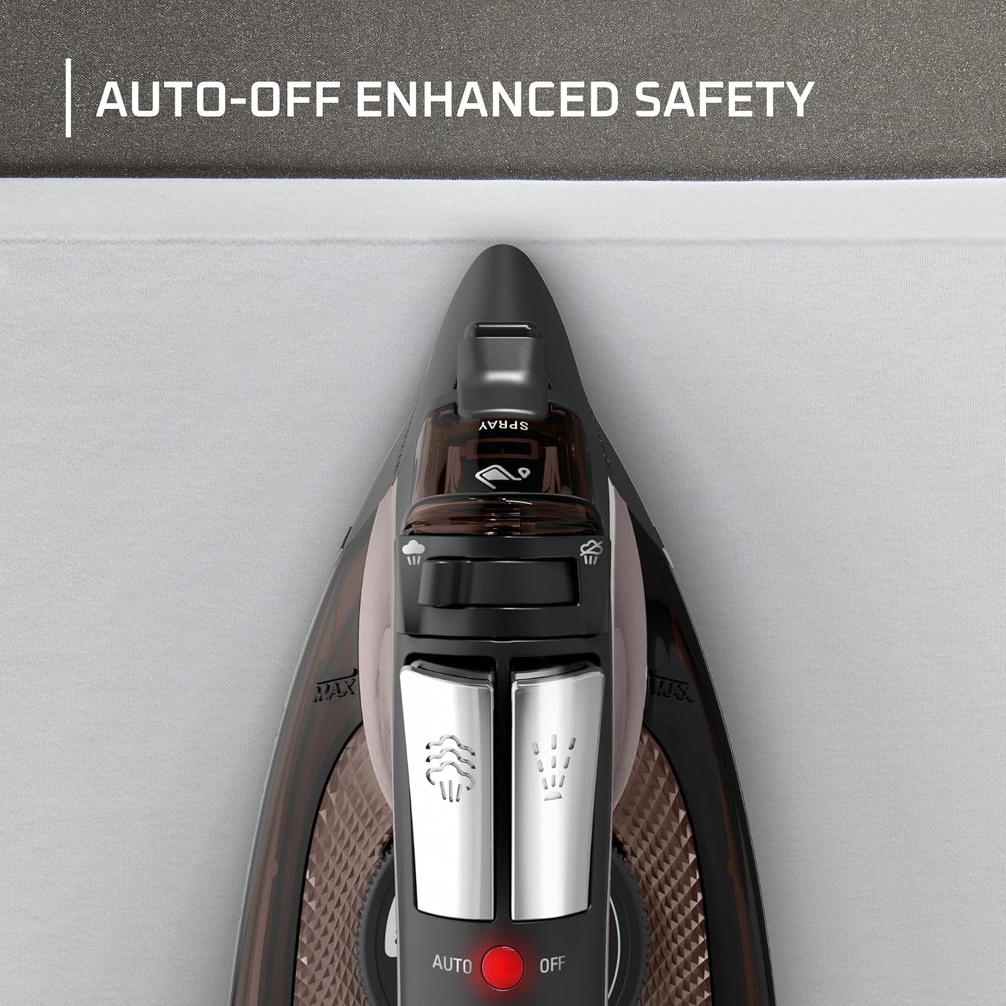 Rowenta AccessSteam Iron - Cord Reel Design with Anti-Drip Protection | DW2459U1