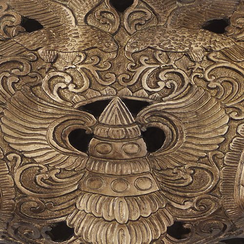 Deco 79 Polystone Cow Home Wall Decor Carved Skull Wall Sculpture, Wall Art 28" x 7" x 30", Bronze