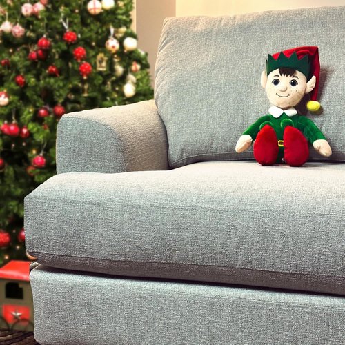 Deluxe Paws Christmas Elf Plush Toy - Soft, Festive Design | 34cm Perfect for Holiday Cheer