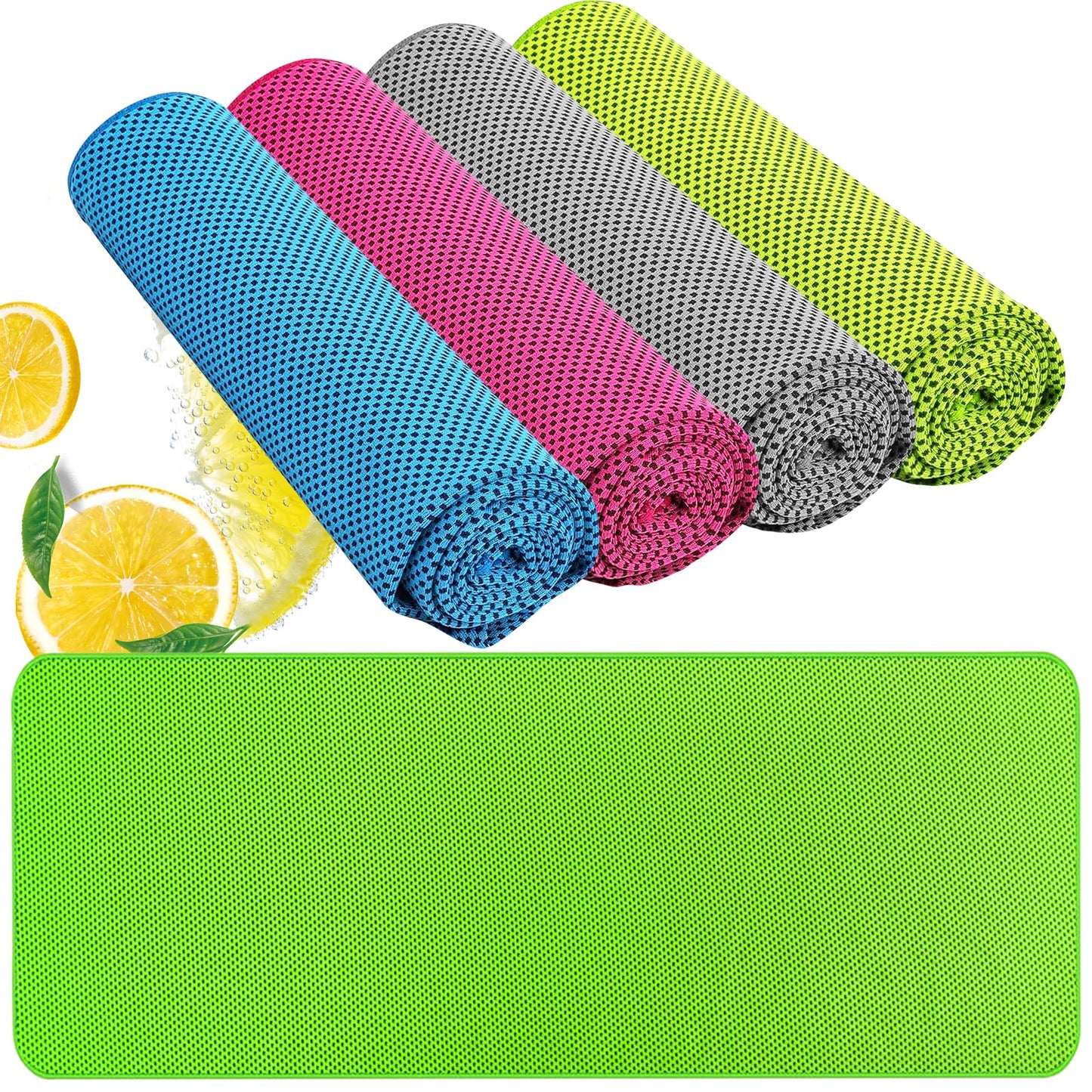 AZOI Cooling Towel (40"x12") - for Neck/Face, Ice Towel,Chilly Towel, Cooling Neck Wraps for Hot Weather Instant Chill, Soft Microfiber for Yoga, Gym, Golf, Running,Workout, Outdoor Sports, Hiking