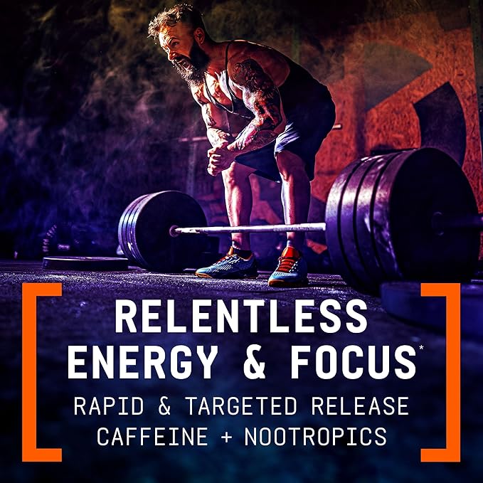 BEYOND RAW LIT V2 Clinical Strength Pre Workout Powder, Hits Harder, Bigger Pumps, Caffeine, L-Citrulline, Creatine, Gummy Shark, 30 Servings