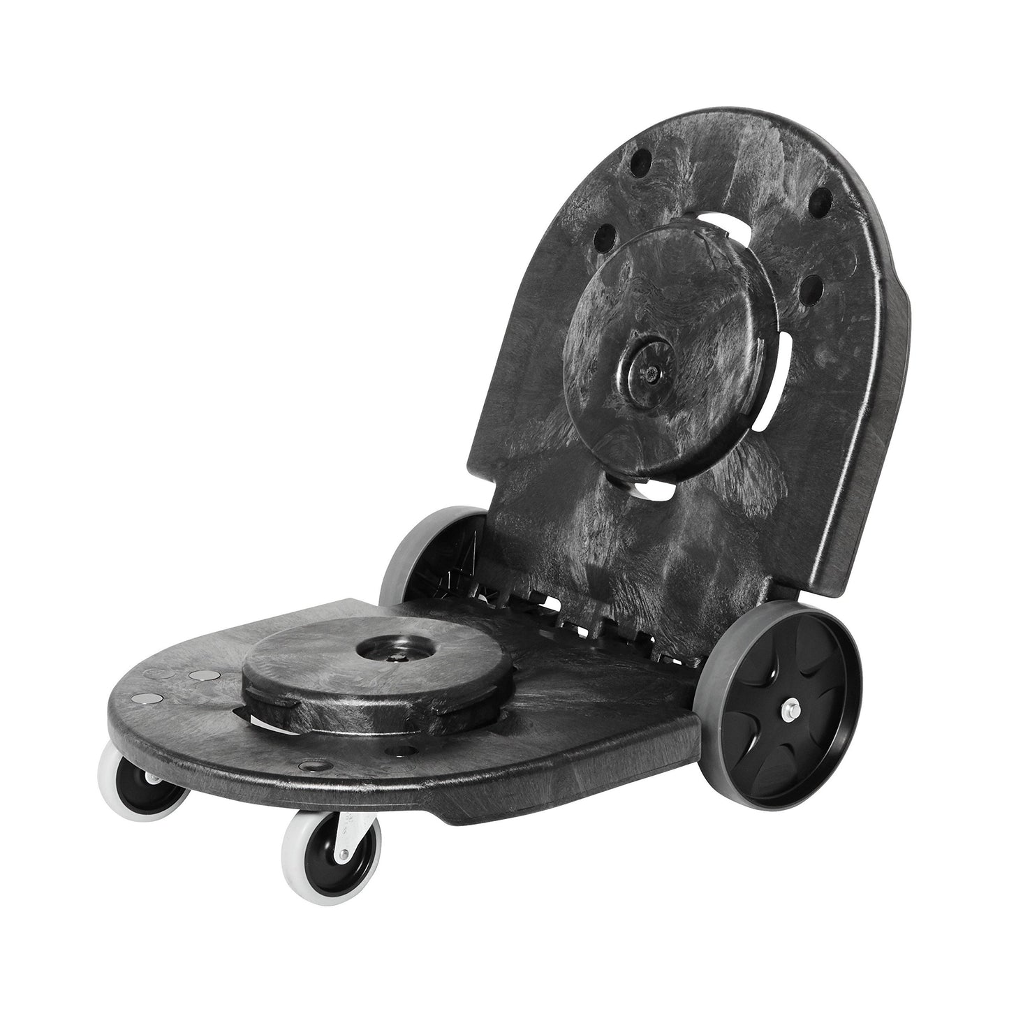 Rubbermaid Commercial Products Dolly for BRUTE Trash Can Wheels Black for Restaurants/Back of House/Offices/Warehouses/Airports/Commercial Environments