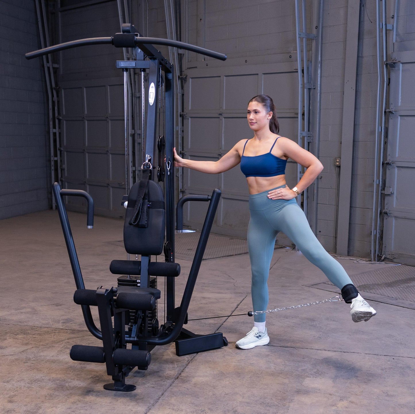Body-Solid (G1S) Selectorized Weights Stack, Commercial and Home Gym Machine, Arm & Leg Strength Training Exercises