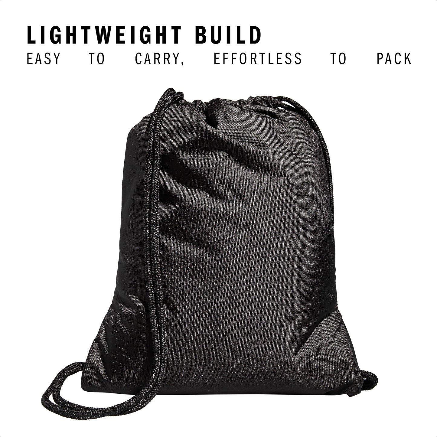 adidas Alliance Sackpack – Drawstring Backpack for Sports, Small Gym Bag