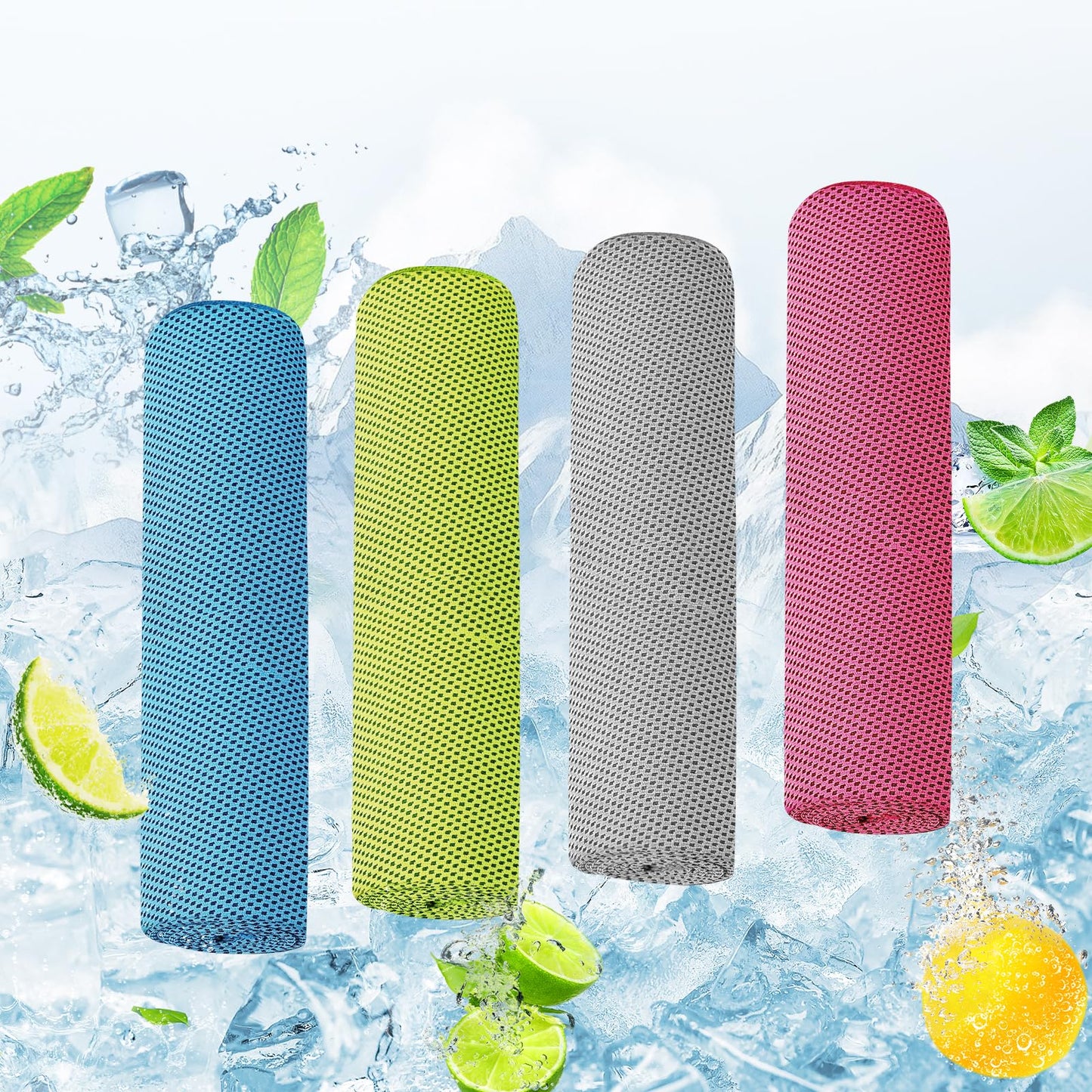 AZOI Cooling Towel (40"x12") - for Neck/Face, Ice Towel,Chilly Towel, Cooling Neck Wraps for Hot Weather Instant Chill, Soft Microfiber for Yoga, Gym, Golf, Running,Workout, Outdoor Sports, Hiking