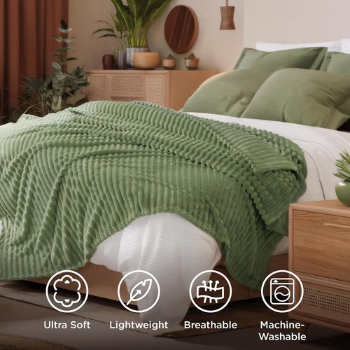 Bedsure GentleSoft Full Blanket - Cozy Soft Fleece Throw for Couch | Perfect Gift for Women, 84x90 Inches