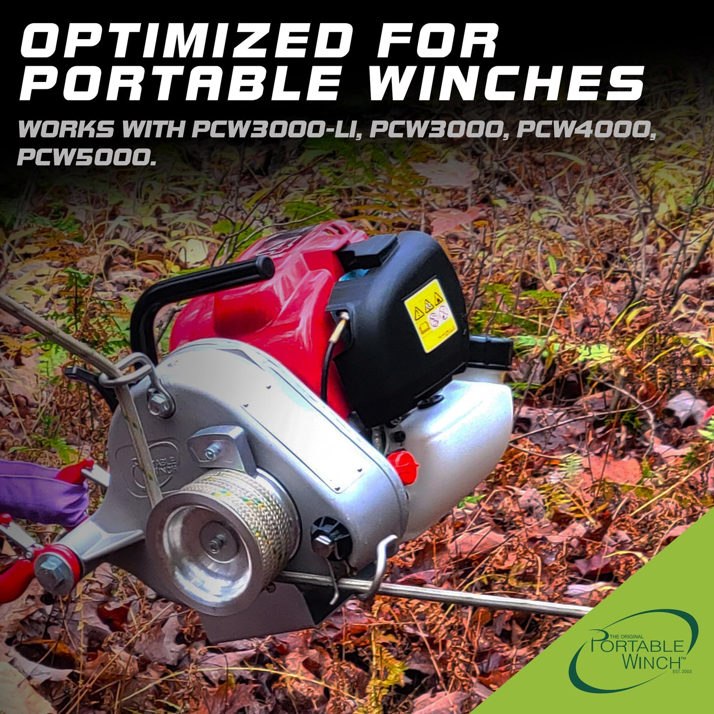 Portable Winch PCA-1269 Winch Anchor System for Trees and Poles, Durable Tree Anchor for Winching, 10,116 lb Capacity, Winch Accessories