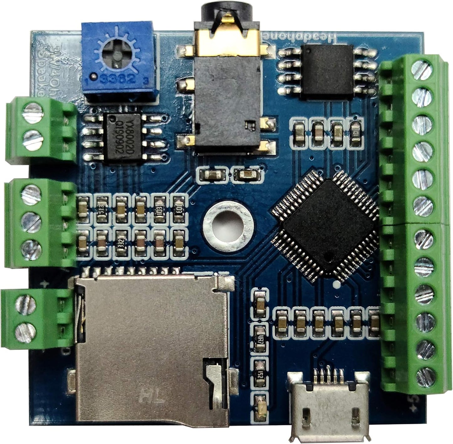 Electronics123.com, Inc. 10 MP3 3W (v2) Buttons Triggered Player Board with Amplifier and Terminal Block