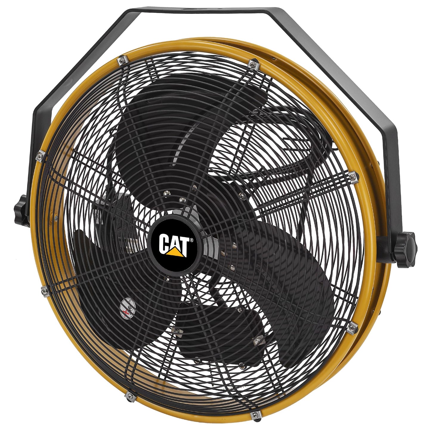 CAT fans - 18"-Blade Indoor/Outdoor IPX4 Weatherproof High-Velocity Wall Mounted Shroud Fan, 4,000 CFM, 3-Speed - For Industrial, Commercial, & Residential Use, cETL Certified (HVOD-18S-NG)