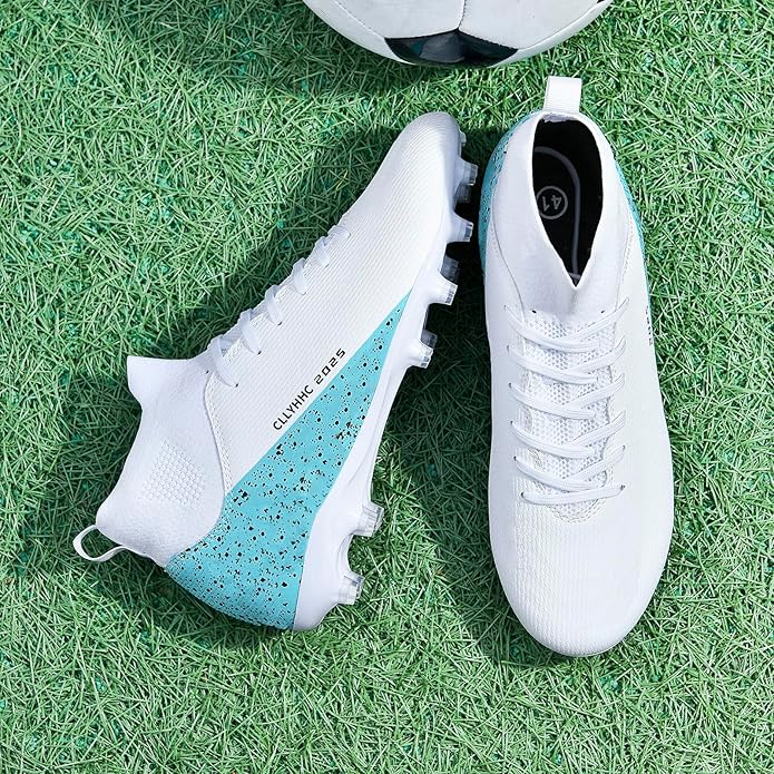 Mens Soccer Shoes Womens Indoor Outdoor Football Cleats Unisex Baseball Turf Shoe Youth Rugby Adult AG FG TF Football Boots Wide Training Sneaker
