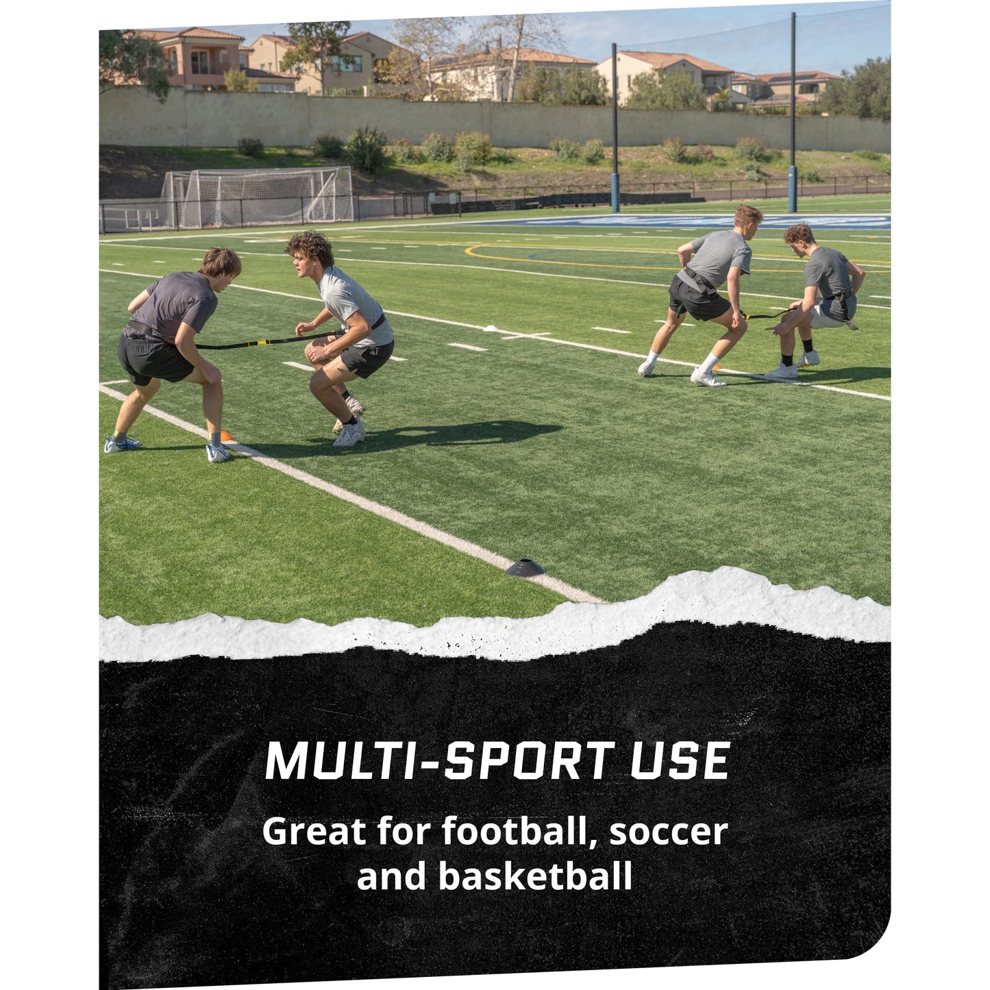 Adjustable Dual Agility Training Belt with Audible Feedback - Versatile Speed and Reaction Drill Trainer for Baseball, Softball, and Multi-Sport Agility