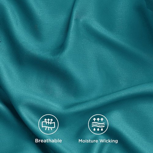 Bedsure Cooling Sheets - Twin XL Bamboo Rayon Sheet Set | Breathable, Soft & Luxurious Turquoise