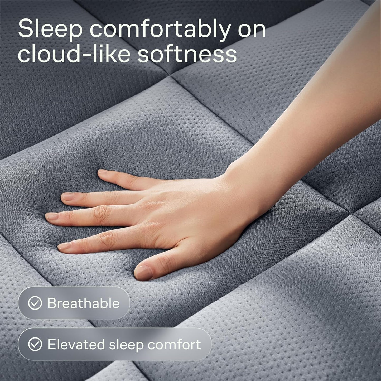 Skiennix Ultra Soft California King Mattress Topper - Bamboo Viscose Pillow Top for Cooling Comfort